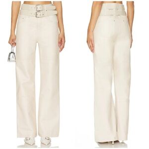 DEADWOOD Mirror Pants in Off White Size 42